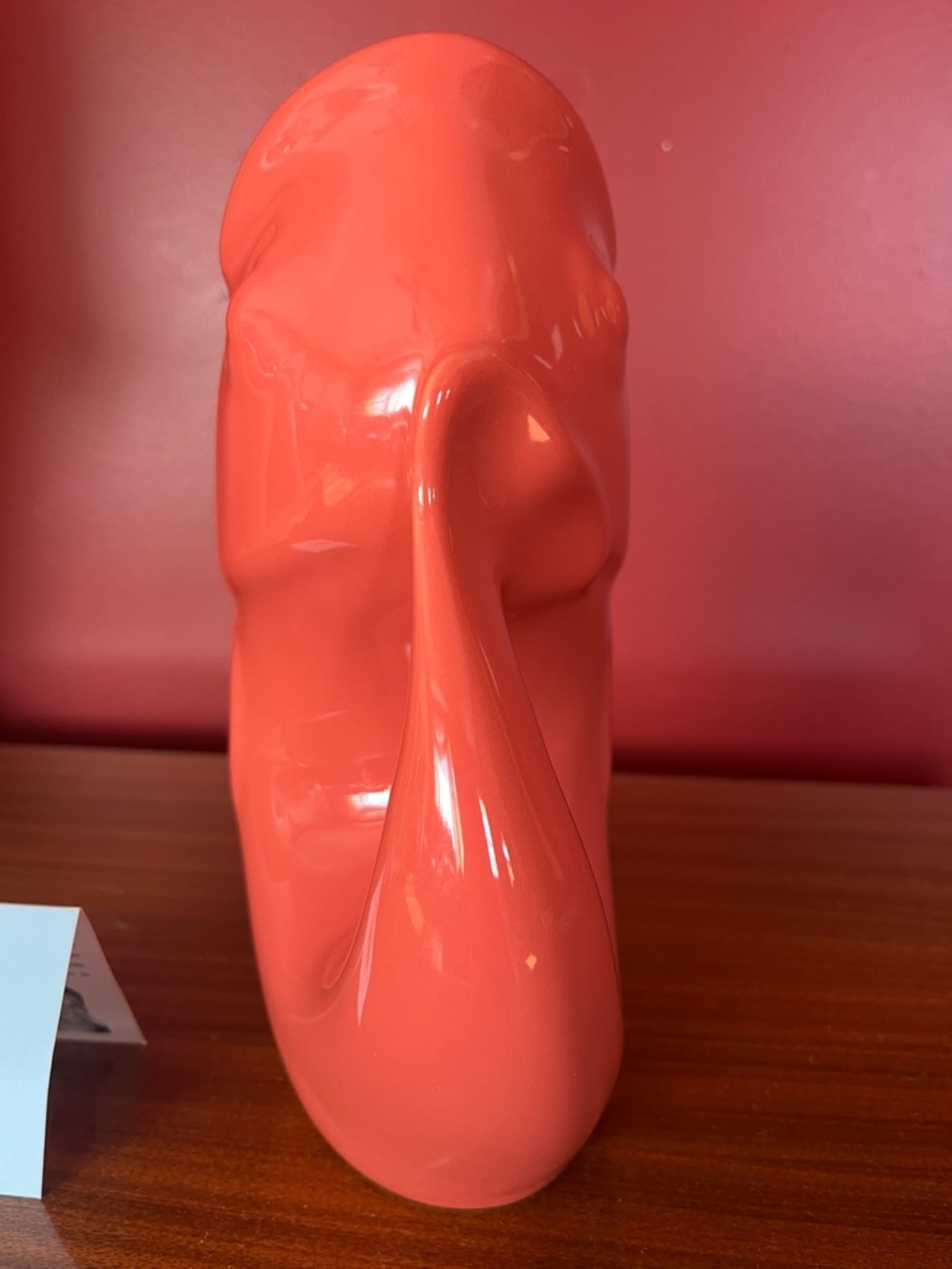 New Large Coral GurglePot Pitcher - Picture 4 of 11